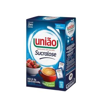 Imagem de Adoçante Pó União Sucralose 30g 50 Sachês