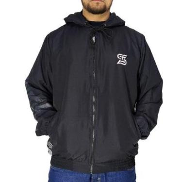 Imagem de Jaqueta Corta Vento Trip Side Dragão Oriental Preto CV-06-Masculino