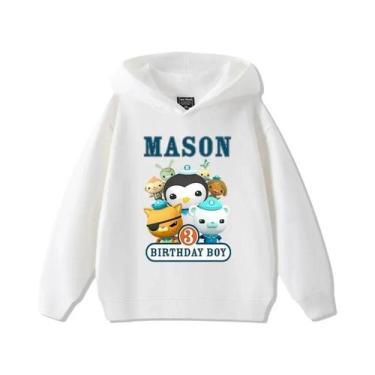 Imagem de Moletom Com Capuz Estampado Para Meninos E Meninas, Moletom Infantil D