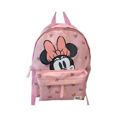 Imagem de Mochila Minnie De Grande Capacidade E Leve Para Crianças, Bolsa Escola
