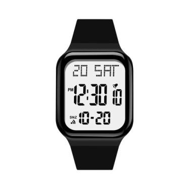 Imagem de Relógio Digital Esportivo Unissex À Prova d'Água Com LED Luminoso, Mod