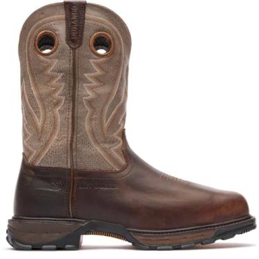 Imagem de Durango Bota masculina Durango Maverick Xp Composite Toe Met-Guard Ventilada Western Work Boot, Marrom escuro e neblina, 10 Wide