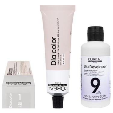 Imagem de Loreal Tonalizante Dia Color Preto 60g Rev. 9 vol. - Loreal Profession