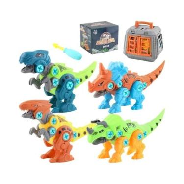 Imagem de Brinquedos De Blocos De Montar Dinossauro Tyrannosaurus Rex Para Crian