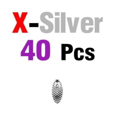 Imagem de Colheres De Cobre 40 Peças, Lâminas Para Iscas De Pesca Giratórias, Ac