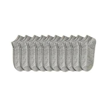 Imagem de Meias Unissex De Corte Baixo, 5 16 12 Pares, Respiráveis, Macias, Abso
