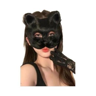 Imagem de Máscara De Raposa Sexy Para Halloween, Máscara De Cabelo De Gato Em De