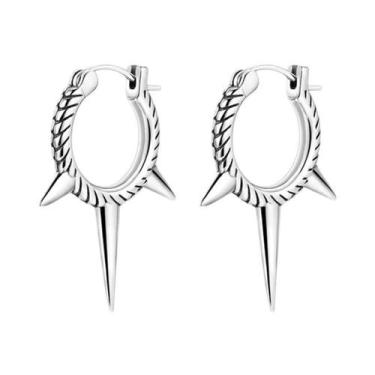 Imagem de Brincos De Prata 925 Estrela E Lua Com Design Moderno Entrelaçado Para