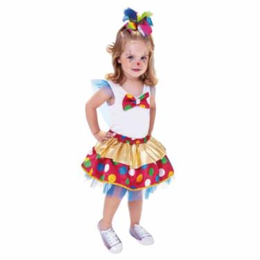 Imagem de Fantasia Palhacinha Bebela - Tam. M (4 a 6 anos) - Anjo Fantasias