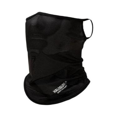 Imagem de Máscara Facial De Ciclismo Em Seda Gelada Respirável Com Proteção Sola