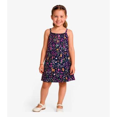 Imagem de Vestido Feminino Infantil Select Azul, 2, Azul