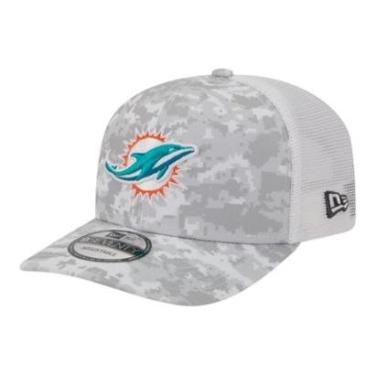 Imagem de Boné New Era 970 Miami Dolphins Salute Service Cinza-Masculino