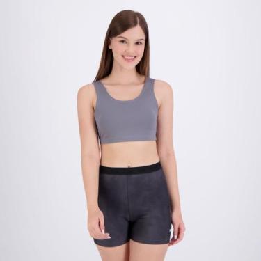 Imagem de Top Fila Essential II Feminino Cinza, P