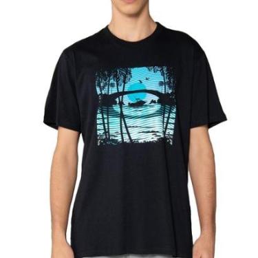 Imagem de Camiseta Oakley Sunset Lines SM25 Masculina-Masculino