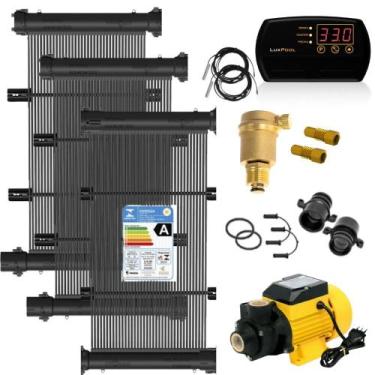 Imagem de Kit Aquecimento Solar para Piscinas até 04m² ou 06 mil Litros TekSol c