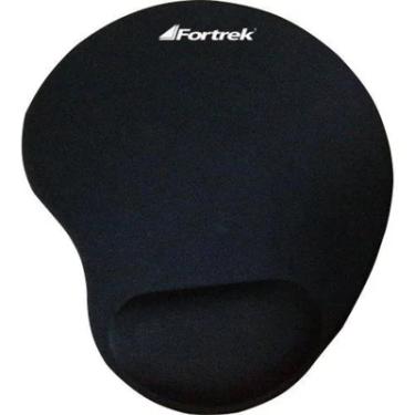 Imagem de Mouse Pad Ergonomico Fortrek, Com Apoio De Pulso, Gel, 235x200, Preto - Erg-102
