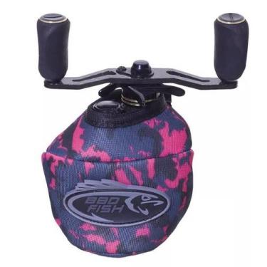 Imagem de Capa protetora carretilha bad fish, Pink chumbo