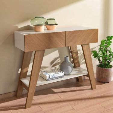 Imagem de Aparador Malibu 2 Portas Cinamomo/Off White - Artely