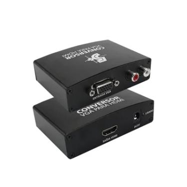 Imagem de Conversor De Vídeo, Vga Para Hdmi, Entrada Vga / Saída Hdmi-pix