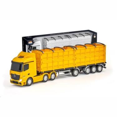 Imagem de Caminhão de Brinquedo Iveco Colecionável Miniatura Realista, Graneleir