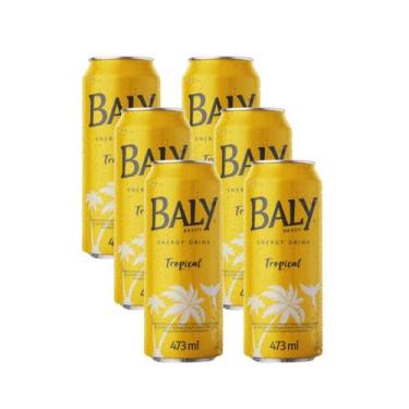 Imagem de Energético Baly Tropical 473ml Pack 6 Latas