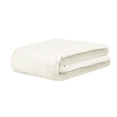 Imagem de Cobertor Manta Super Soft 300g Casal 1,80mx2,20m Off-white Sonhare