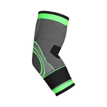 Imagem de Suporte Elástico Para Cotovelo, Manga Protetora De Nylon Para Academia
