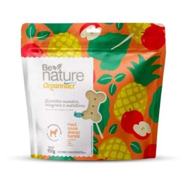 Imagem de Biscoito caes be nature maca couve abacaxi e hortela 150g - ORGANNACT,