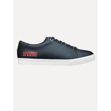 Imagem de Tênis Tommy Hilfiger Masculino Couro Tuscan 9 Marinho-Masculino
