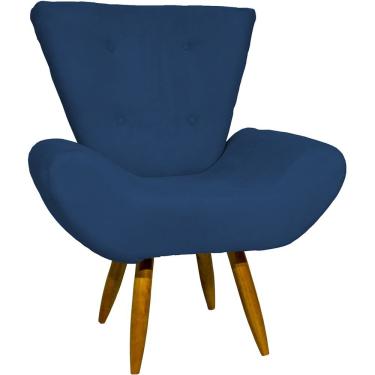 Imagem de Poltrona Decorativa Emilia Para Sala Escritório Consultório Suede Clique & Decore