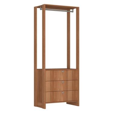 Imagem de Closet Modulado 3 Gavetas 200X80 cm EY102 NOVAM 