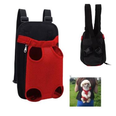 Imagem de Mochila Canguro Cachorro Cao Gato Pet Animal de Estimaçao Pequeno Port