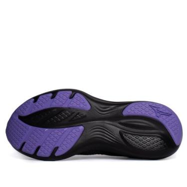 Imagem de Tênis Feminino Mizuno Virtue 2 Amortecimento Leve Preto/Roxo, Preto, R