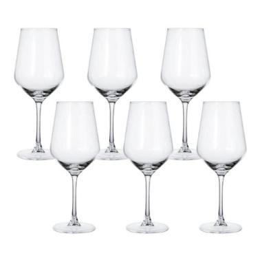 Imagem de Jogo 6 Taças Vidro 620ml Vinho Água Drink Transparente Luxo - FULL FIT