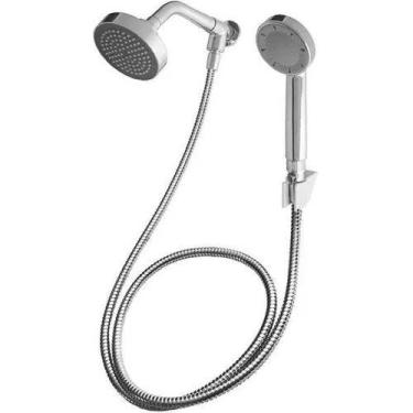 Imagem de Chuveiro Ducha para Aquecimento a Gás com Desviador Fame 4" Cromado