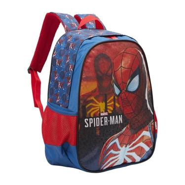 Imagem de Mochila de Costas Escolar Infantil Homem Aranha Spider Man-Unissex