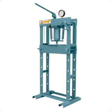 Imagem de Prensa Hidráulica 15 Toneladas Industrial Automotiva Regulagem Manual 