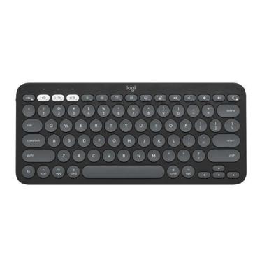 Imagem de Teclado bluetooth logitech pebble keys 2 k380s preto 920-011789