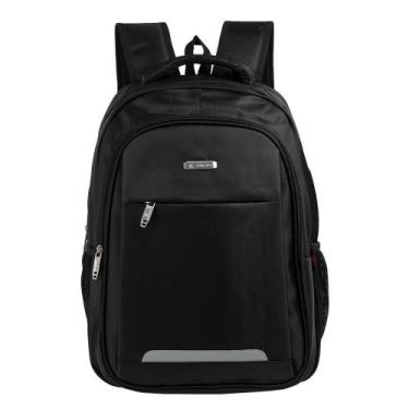 Imagem de Mochila Executiva Multifuncional Preta P Notebook Resistente