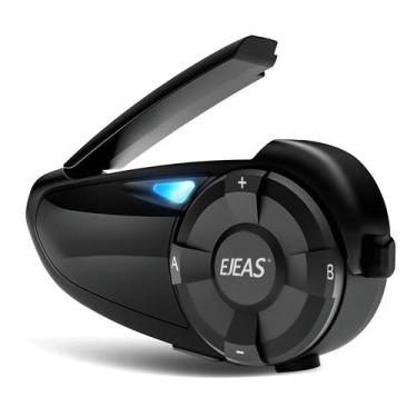 Imagem de Fone de ouvido de intercomunicação Bluetooth para motocicleta EJEAS Q7