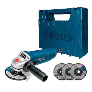 Imagem de Esmerilhadeira 4.1/2  850W Gws850 Com Maleta + 3 Discos Bosch