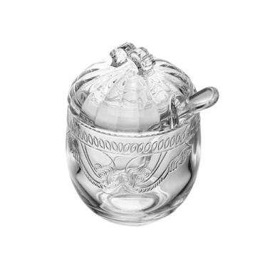 Imagem de Açucareiro com Colher e Tampa Imperial 240ml Cristal - Lyor