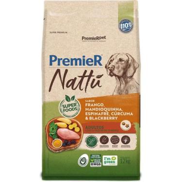 Imagem de Ração Premier Nattú Cães Frango/Mandioquinha/Espinafre 12Kg