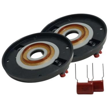 Imagem de 2 Reparo Super Tweeter St400 Completo St 400 405 2 Capacitores para tw