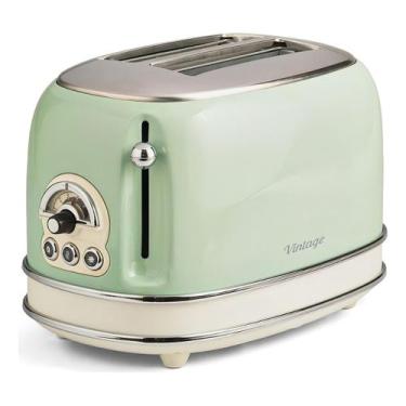 Imagem de Torradeira Elétrica Ariete Vintage Verde 6 Níveis 750w, 220V