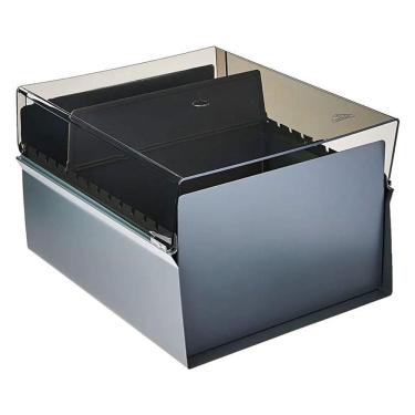 Imagem de Fichário de Mesa para Fichas Padronizadas 6``x9`` Fumê - Acrimet