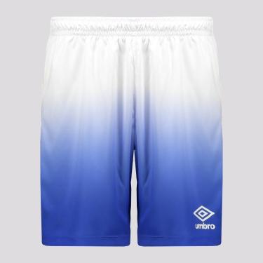 Imagem de Calção Umbro Baller II Azul e Branco-Masculino