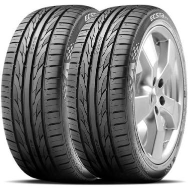 Imagem de Kit 2 Pneu Kumho Aro 18 225/50R18 95W Ecsta PS31