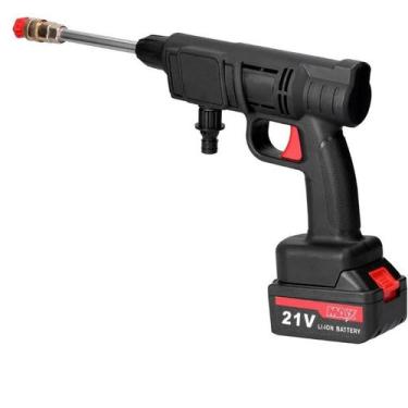 Imagem de Lavadora Portátil de Alta Pressão Sem Fio 21V com Bateria Recarregável