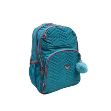 Imagem de Mochila Feminina Notebook Kika Com Chaveiro Kk24m12, AZUL CLARO